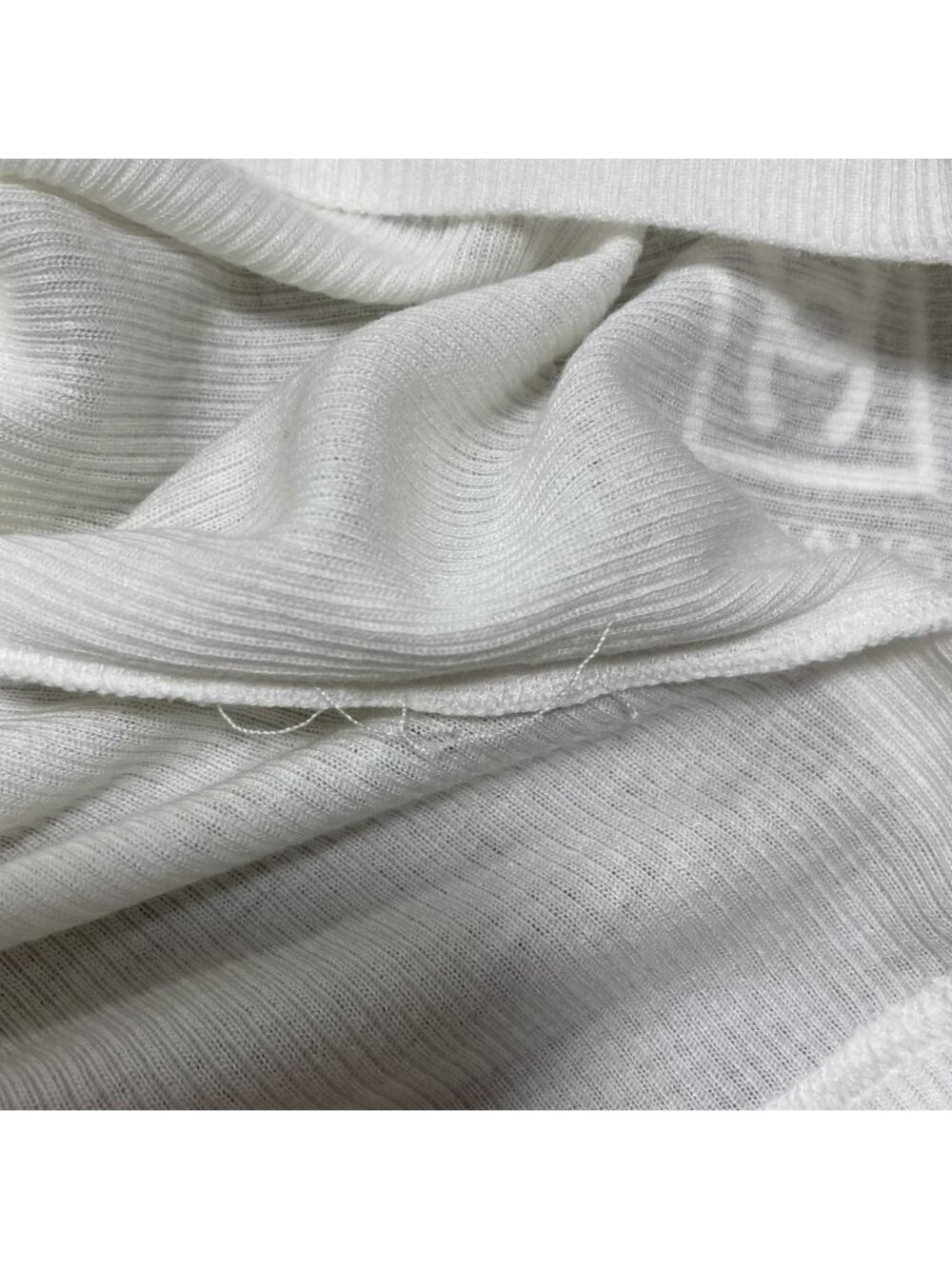 ★SOLD★ Chanel Sports CC Logo Print Ribbed Knit Tank Top Sleeveless Top White - Picture 7 of 8